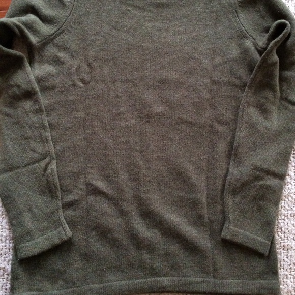 Men’s Dockers |Gorgeous Army/camouflage Green Sweater | Size M | Lambswool - Picture 3 of 9